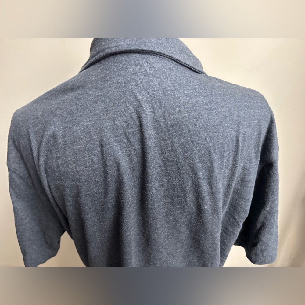 Classic Blue Polo Shirt with Relaxed Fit - Picture 7 of 14